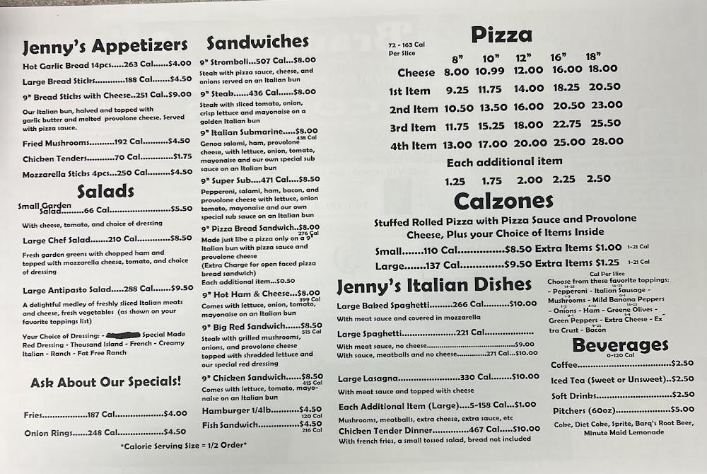 Jenny's Pizza Hot Garlic Bread (14 pieces)
